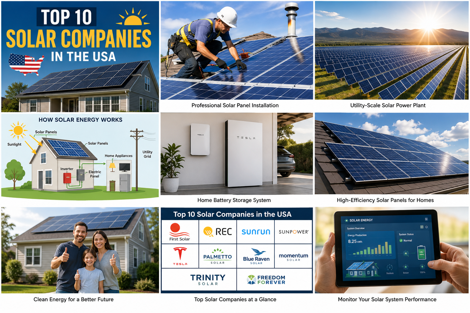 Top 10 Solar Companies in the USA 2026