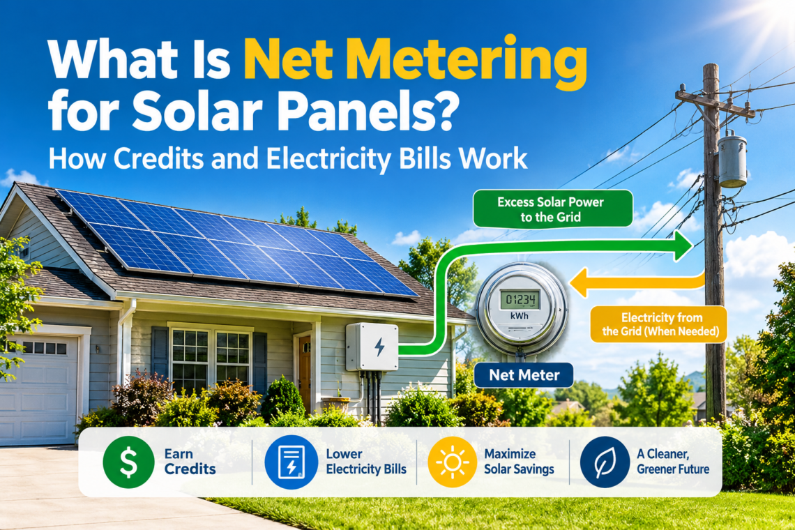 what is net metering for solar panels