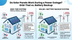 do solar panels work during a power outage