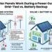 do solar panels work during a power outage